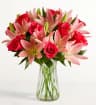 Blushing Lily & Rose Bouquet