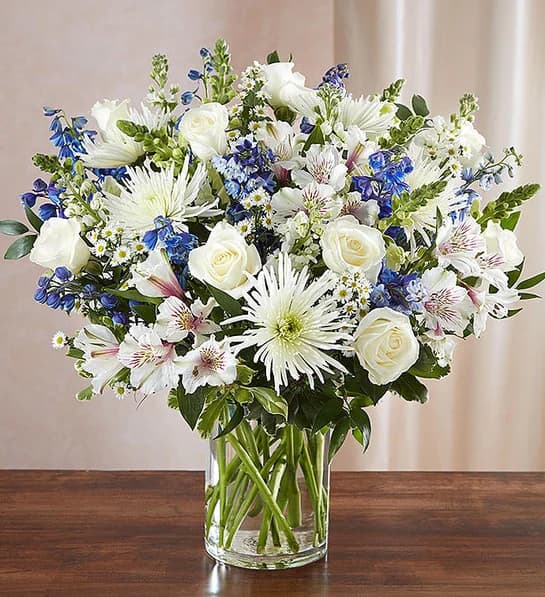 Peaceful Blue Blooms